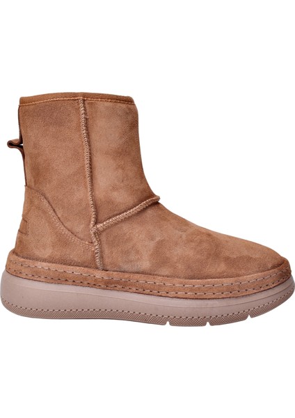 Kadın Nubuk Deri Fermuarlı Bot 26105251K