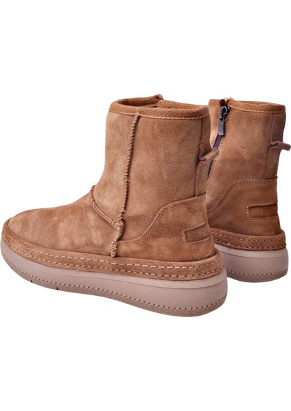 Kadın Nubuk Deri Fermuarlı Bot 26105251K modelleri