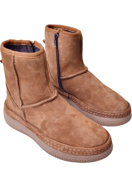 Kadın Nubuk Deri Fermuarlı Bot 26105251K fırsatları