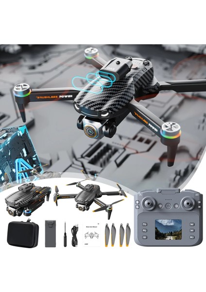 Esc Kamera Drone Fırçasız Motor Uzaktan Kumanda Ekran Soğuk Işıklar 2.4g Rc Quadcopter Irtifa Tutun indirimleri