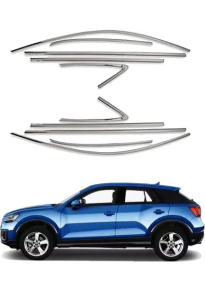 Audı Q2 Suv Uyumlu Cam Çerçeve Seti Krom 10 Parça 2016 ve Sonrası Modeller Için fiyatları