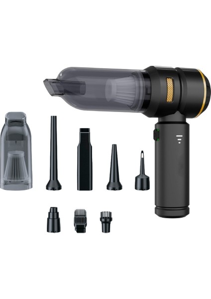 Güçlü Vakumlu Oto Şarjlı El Süpürgesi Çok Fonksiyonlu 3 Kademeli Araba Süpürgesi 16000PA 6000MAH