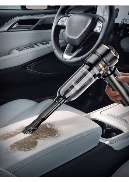 Güçlü Vakumlu Oto Şarjlı El Süpürgesi Çok Fonksiyonlu 3 Kademeli Araba Süpürgesi 16000PA 6000MAH modelleri