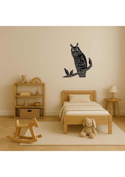 Minimalist Baykuş Temalı Duvar Dekoru - KT3214-9077 modelleri