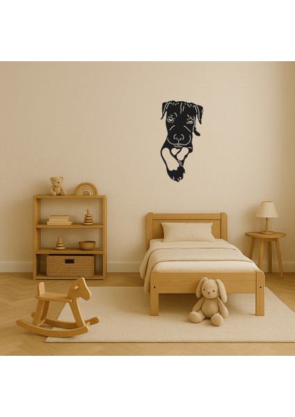 Modern Köpek Yüzü Mdf Dekoratif Tablo - KT2876-1347 modelleri