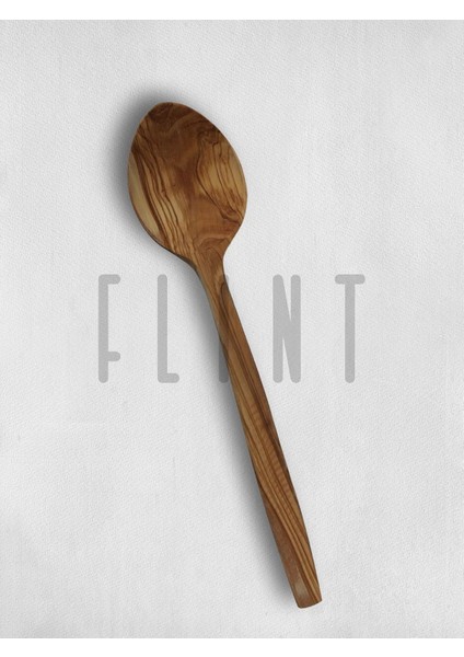 Ağacı El Yapımı Tahta Ahşap Kaşık Mutfak Yemek Kaşığı 29CM