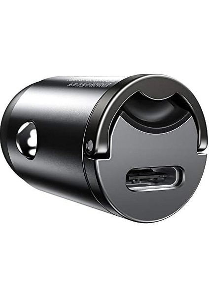 Tiny Star Mini Serisi 30W Qc 3.0 Pps Hızlı Şarj Destekli Type-C Araç Şarj Adaptörü Gri modelleri