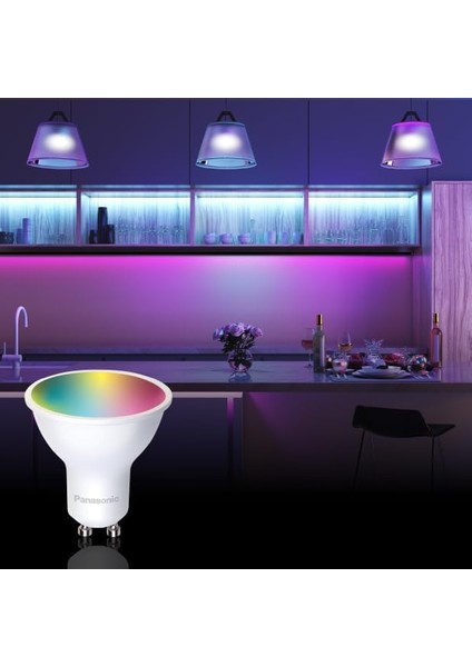 LED Akıllı Bluetooth Wi-Fi Rgb GU10 Lamba 4W modelleri