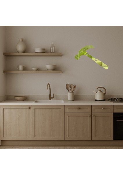 Çekiç Temalı Dekoratif Altın Aynalı Tablo - KT6834-5420 modelleri