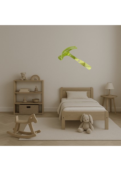 Çekiç Temalı Dekoratif Altın Aynalı Tablo - KT6834-5420 fırsatları