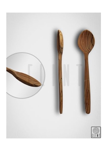 Ağacı El Yapımı Tahta Ahşap Kaşık Mutfak Yemek Kaşığı 25CM fiyatları