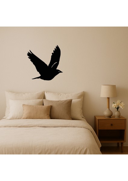 Özgürlük Temalı Uçan Kuş Mdf Tablo - KT5534-5525