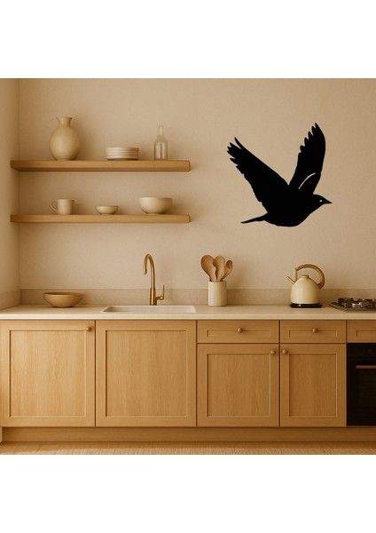 Özgürlük Temalı Uçan Kuş Mdf Tablo - KT5534-5525 fiyatları