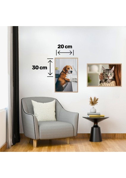 LED Işıklı, Değiştirilebilir Kumaşlı Tablo (Led Çerçeve + 1 Kumaş Görsel) - Kişiye Özel 20x30cm - 30x40cm - 50x50cm