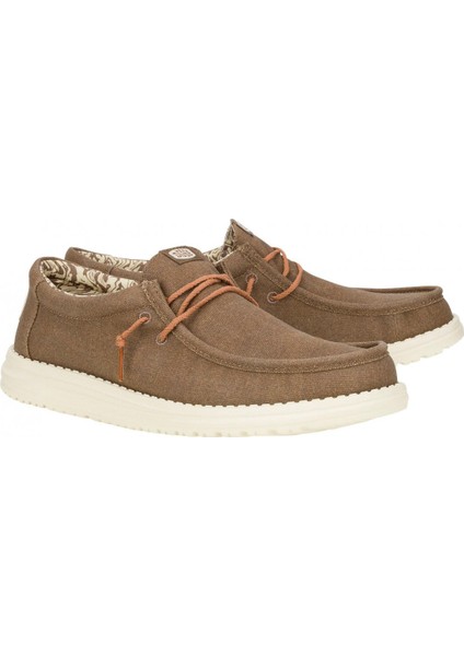 Erkek Oxford ( Klasik) HD.41873-267 Hey Dude Wally Waxed Canvas Walnut fiyatları