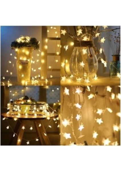 3 Metre Yıldız Şekilli LED Işık
