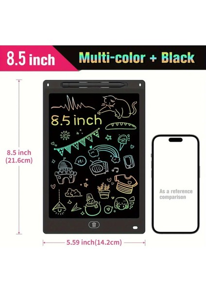 Gençler Için Etkileşimli LCD Yazı Tahtası - Renkli Ekran Kalem ve Pille Çalışan Eğitici Oyuncak modelleri