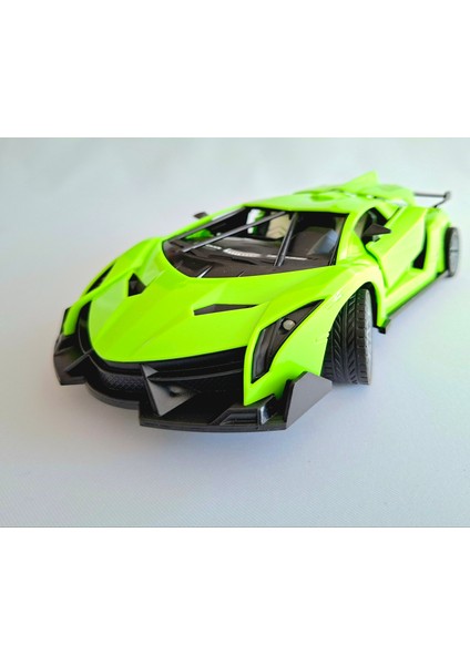 Vardem Uzaktan Kumandalı Şarjlı ve Işıklı 1:18 Full Fonksiyon Kapı ve Motor Kapağı Açık Spor Araba modelleri