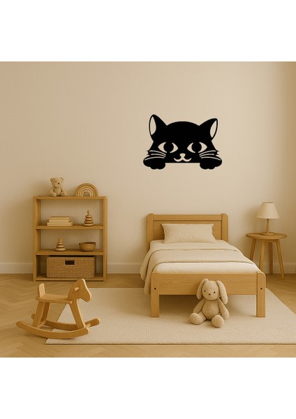 Şirin Kedi Tasarımlı Mdf Duvar Tablosu - KT9640-6817 modelleri