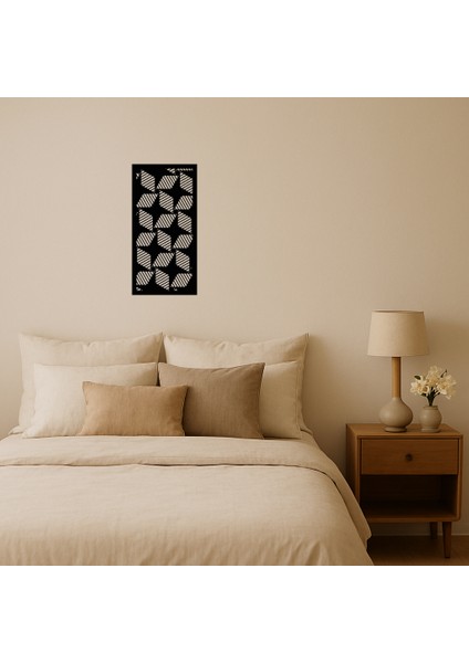 Vintage Çiçek Desenli Mdf Dekoratif Tablo - KT8224-9531