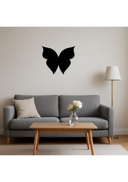 Zarif Kelebek Desenli Mdf Dekoratif Duvar Tablosu - KT3566-6313 fırsatları