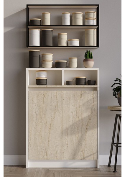 Bracked Çok Fonksiyonlu Masa Travertine fiyatları