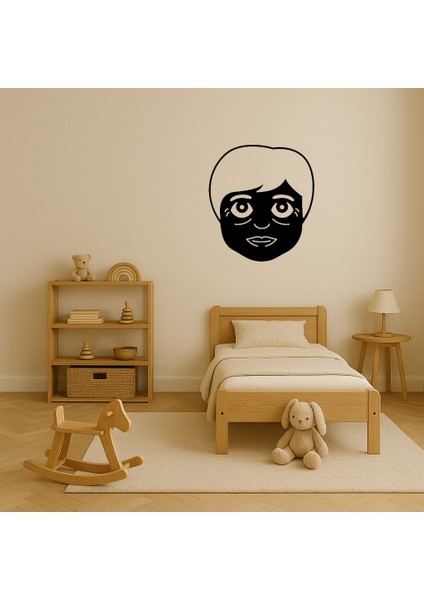 Vintage Yaşlı Kadın Emoji Mdf Duvar Süsü - KT2630-8439 modelleri