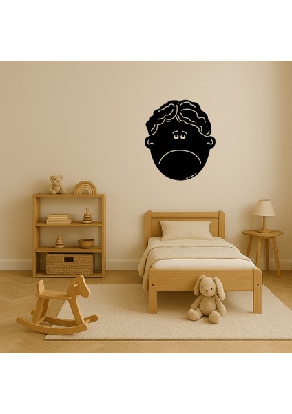Hüzünlü Çocuk Dekoratif Tablo - KT9038-8322 modelleri