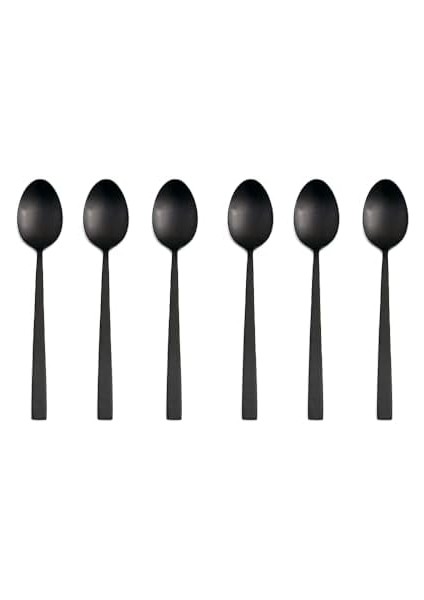 Quantum Mat Siyah Yemek Kaşığı 20CM 6 Adet fiyatları