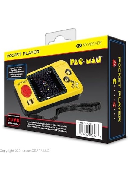 Arcade Pocket Player Pac-Man Portable 3 Oyun modelleri