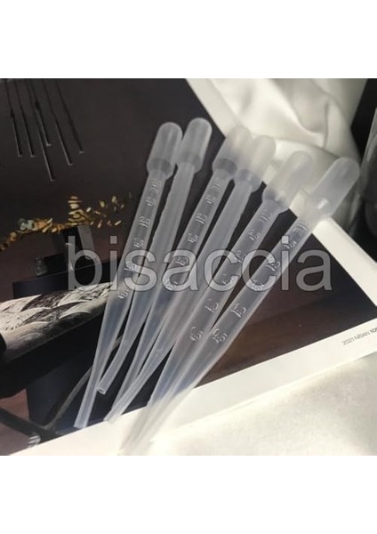 Damlalık Reçine Pipet Plastik Epoxy Şeffaf Pipet Ideal Boy 3 ml (15 Adet) fiyatları