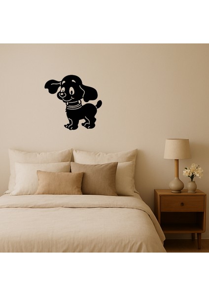 Büyük Kulaklı Köpek Dekoratif Mdf Tablo - KT3049-8500