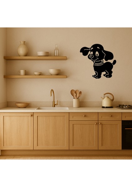 Büyük Kulaklı Köpek Dekoratif Mdf Tablo - KT3049-8500 fiyatları