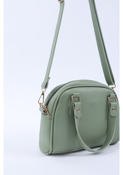 Mint Yeşil SHK205 Suni Deri Fermuarlı Tek Bölmeli Ayarlanabilir Askılı El,kol ve Omuz Çantası indirimleri