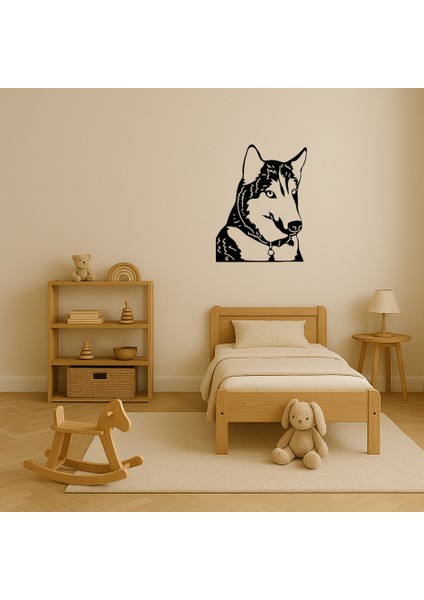 Husky Köpek Yüzü Mdf Dekoratif Duvar Tablosu - KT4039-1670 modelleri