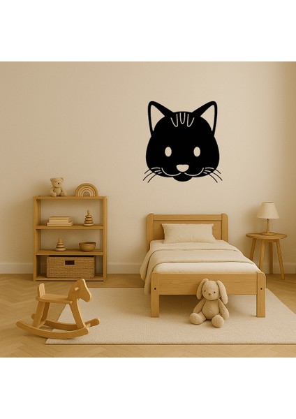 Iç Mekan Dekoratif Kedi Yüzü Tablosu - KT8868-7333 modelleri