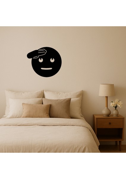 Selamlayan Surat Emoji Dekoratif Tablo - KT9629-5048