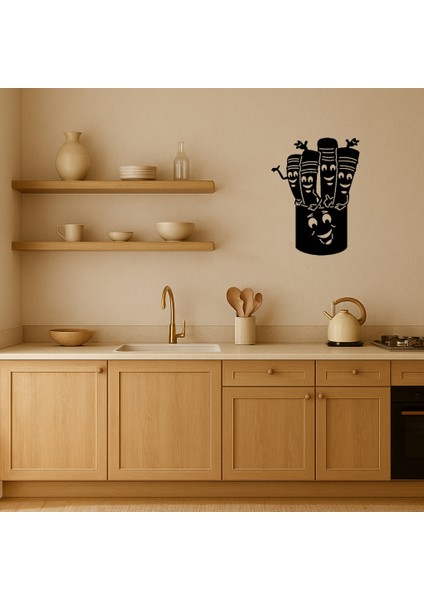 Renkli Kalemler Eğlencesi Mdf Duvar Tablosu - KT7592-3128 fiyatları