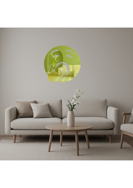 Esneyen Yüz Altın Aynalı Tablo - KT6170-6371