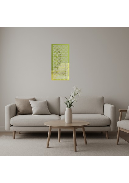Modern Çiçek Desenli Altın Aynalı Tablo - KT8223-6811