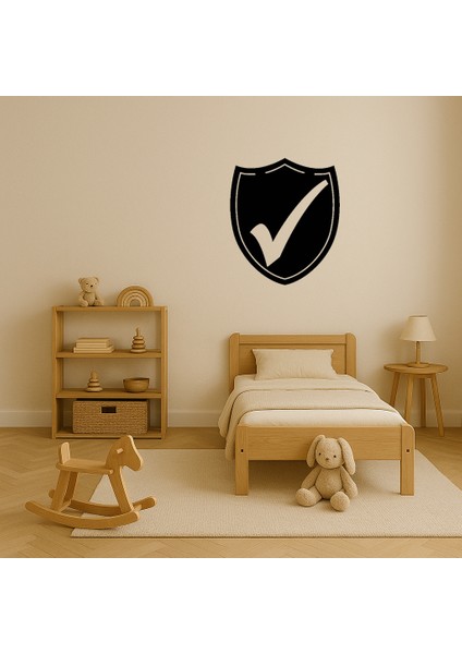 Anti-Virus Kalkanı Sembolü Mdf Duvar Sanatı - KT1662-2964 modelleri