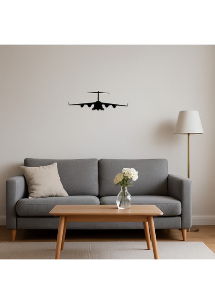 Geometrik Uçak Dekoratif Tablo - KT9375-3182 fırsatları
