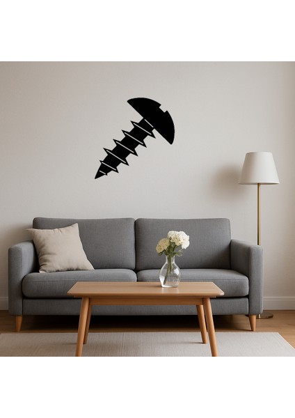 Endüstriyel Mdf Vida Tasarımlı Dekoratif Duvar Tablosu - KT4602-5791 fırsatları