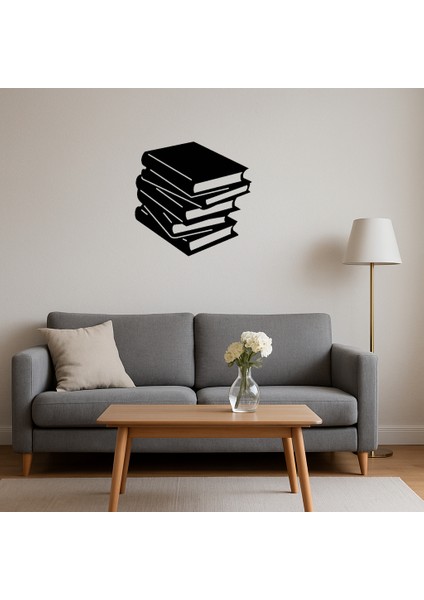 Kitap Seti Temalı Mdf Dekoratif Tablo - KT6506-2667 fırsatları