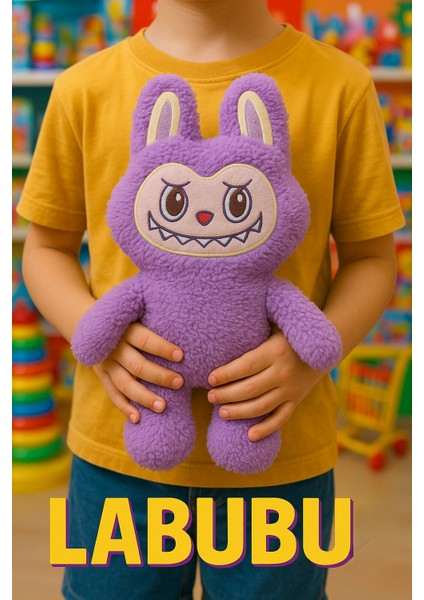 Canavar Labubu Büyük Boy Toys Heyecan Verici Macaron Canavarlar Peluş