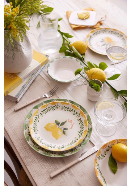 Limoncello 24 Parça 6 Kişilik Yemek Takımı