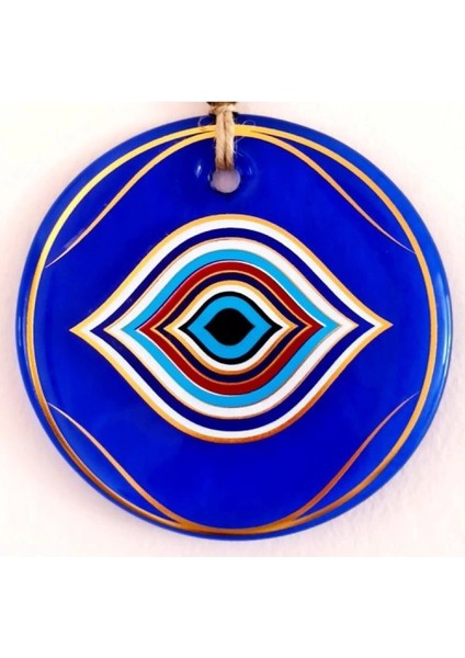 Göz Model Yaldızlı El Yapımı Mavi Cam Duvar Süsü modelleri