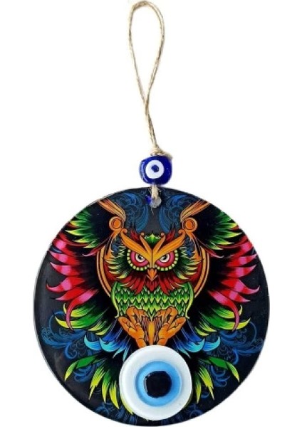 Efsane Baykuş 15 Santimetre Füzyon Cam Duvar Süsü fiyatları