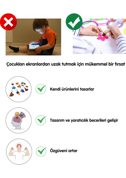 Mavi 3D Kalem Full Set-Adaptörlü-Şablon Kitabı-Filament-Temizleme Çubuğu-Parmak Koruyucu-Anahtarlık fırsatları