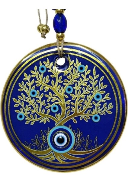 Hayat Ağacı Şekilli Yaldızlı Duvar Süsü Cam Hediyelik Dekor fırsatları